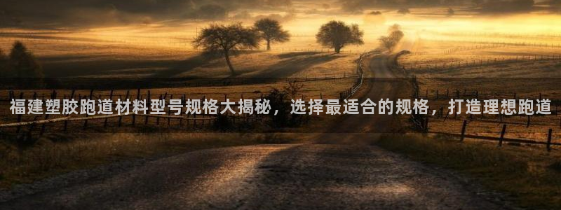 红足体育网：福建塑胶跑道材料型号规格大揭秘，选择最适合的规格，打造理想跑道