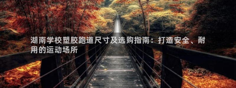 红足1世1站2站管理网：湖南学校塑胶跑道尺寸及选购指南：打造安全、耐
用的运动场所
